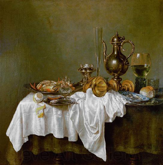 unknow artist ontbijt stilleven met krab, Norge oil painting art